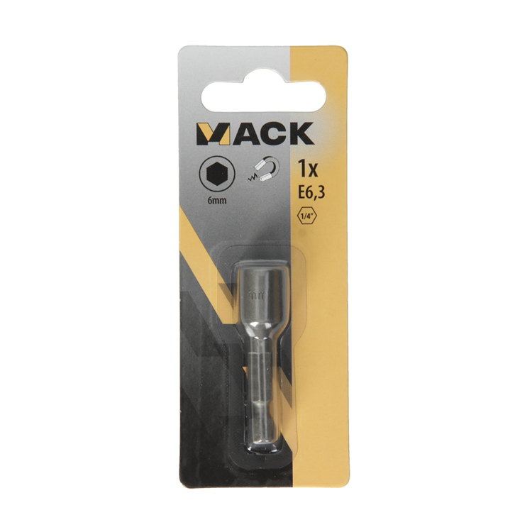 Mack 1018312 - magnet med sekskantet fatning. 6 mm | 5 stk