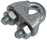 Mack 1008451 - 4 ståltrådsklemmer 5mm galvaniseret | 10 stk