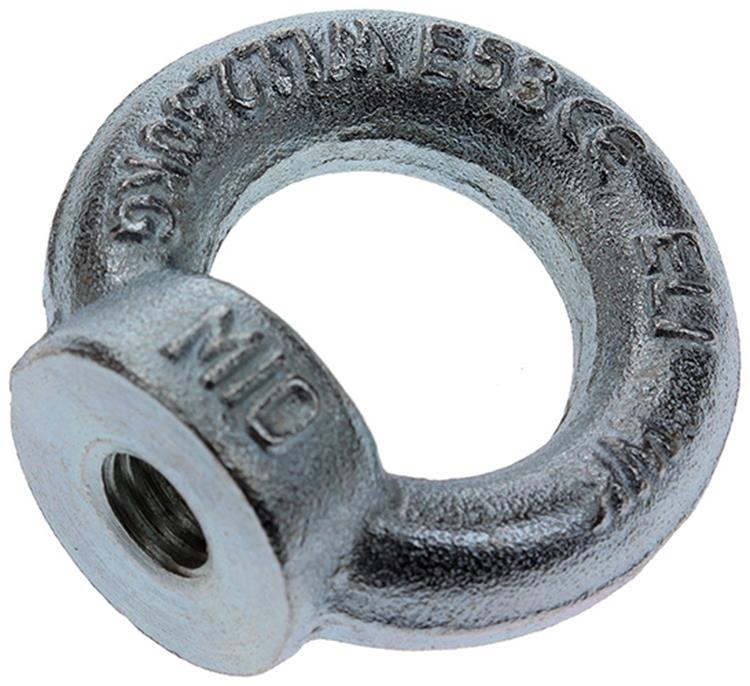 Mack 1008469 - 1 ringmøtrik DIN 582 m10 galvaniseret | 10 stk