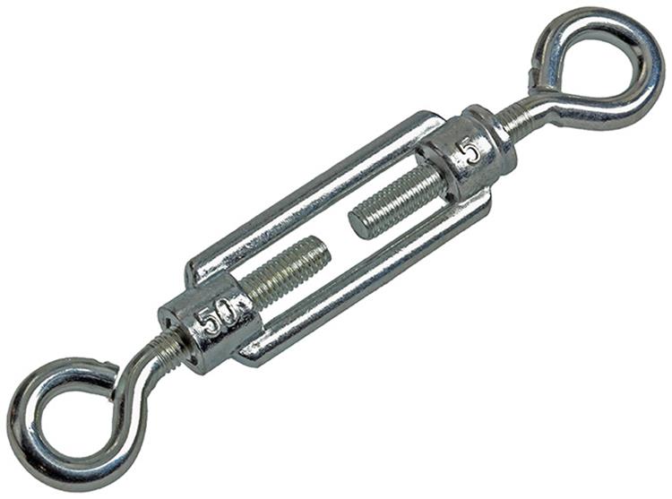 Mack 1008470 - 2 strammere 2 øjne m5 x 50mm galvaniseret | 10 stk