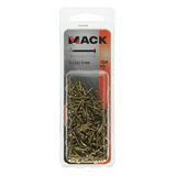 Mack 1017926 - søm konveks hoved messing 100 gr1,2 x 12 mm | 5 stk