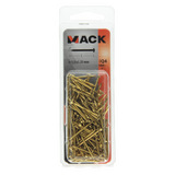 Mack 1017929 - søm konveks hoved messing 100 gr1,5 x 25 mm | 5 stk
