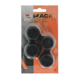 Mack 1047716 - gummiprop sort ø 25 mm 4 stk | 6 stk