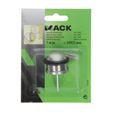 Mack 1047635 - dørstop cylinder model rustfrit stål look ø 30h25 mm 1 stk stk | 6 stk