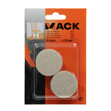 Mack 1047687 - superfilt selvklæbende beige ø 38 mm 4 stk | 12 stk
