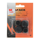 Mack 1048756 - gummihætte sort ø 12 mm 4 stk | 6 stk