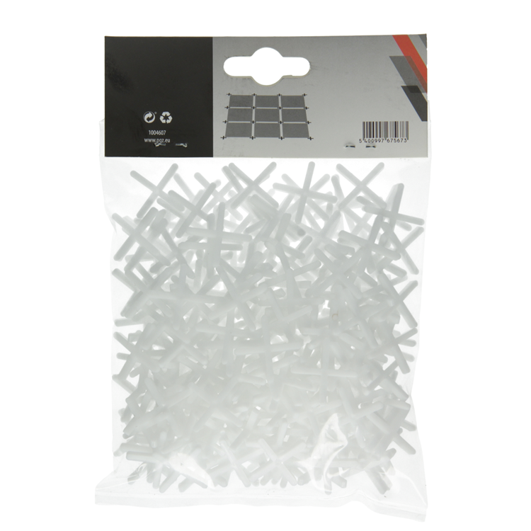 Mack 1004607 - flisefugeafstandsstykker 3mm 250stk | 10 stk