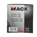 Mack 1004635 - sugekop enkelt rød ø 12 cm | 4 stk