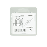 Mack 1006831 - 2 halse galvaniseret lige bl 1 4 tommer -6mm | 5 stk