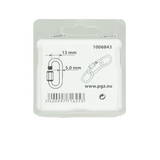 Mack 1006843 - 2 tomme led galvaniseret + møtrik bl 5mm | 5 stk