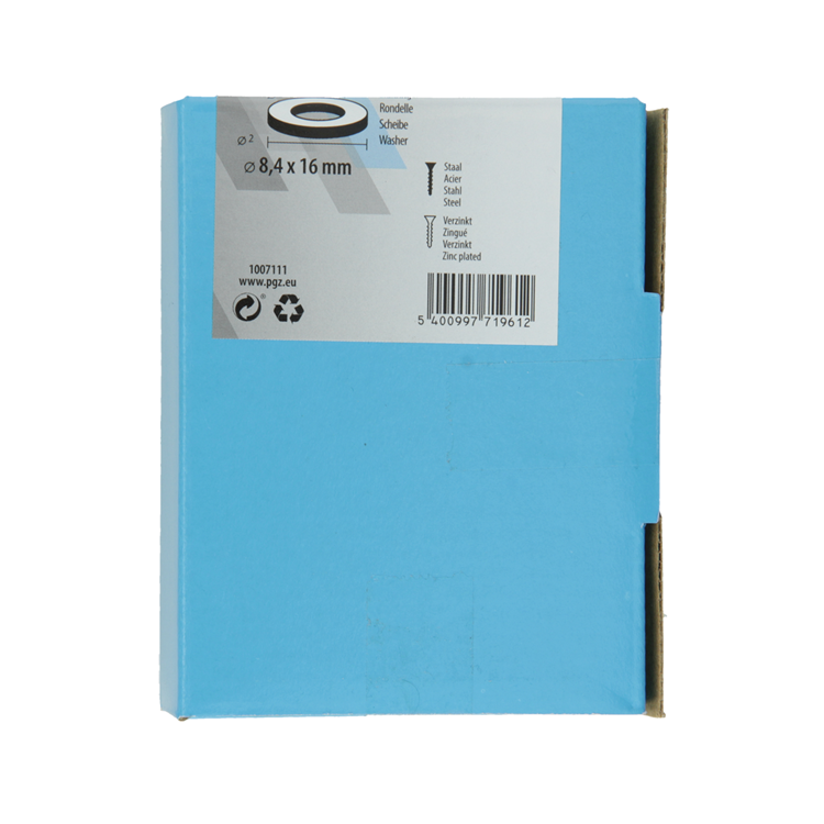 Mack 1007111 - skiver 200 stk m8 | 5 stk