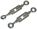 Mack 1008542 - 2 strammere 2 øjne m8 x 70mm galvaniseret | 10 stk