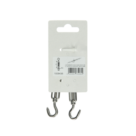 Mack 1008436 - 2 spanners oog + haak m5 x 50mm inox | 10 stuks