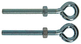 Mack 1008548 - 2 øjebolte + møtrik m6 x 60mm galvaniseret | 10 stk