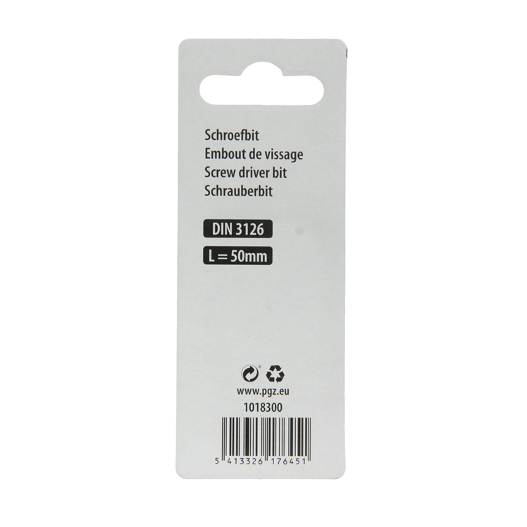 Mack 1018300 - skruebit pz3 l50mm 3stk | 5 stk