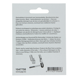 Mack 1047758 - plaststik hvid ø 19 mm 4 stk | 6 stk