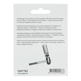 Mack 1047762 - plastikstik sort ø 19 mm 4 stk | 6 stk