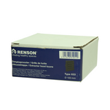 Renson 1069269 - indbygget emhætte gitter 633 rustfrit stål sort (dia 100) | 2 stk