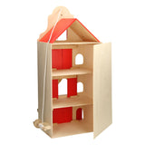 Playwood - trælager kanalhus lille; højde 67 cm