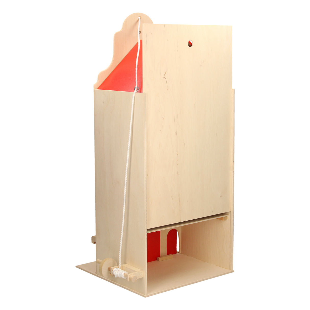 Playwood - trælager kanalhus lille; højde 67 cm