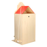 Playwood - trælager kanalhus lille; højde 67 cm