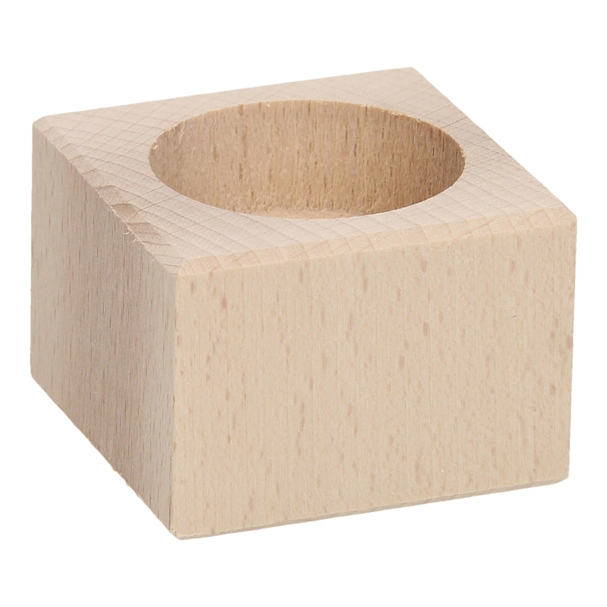 Playwood fyrfadsstage firkantet bøgetræ, 4 cm