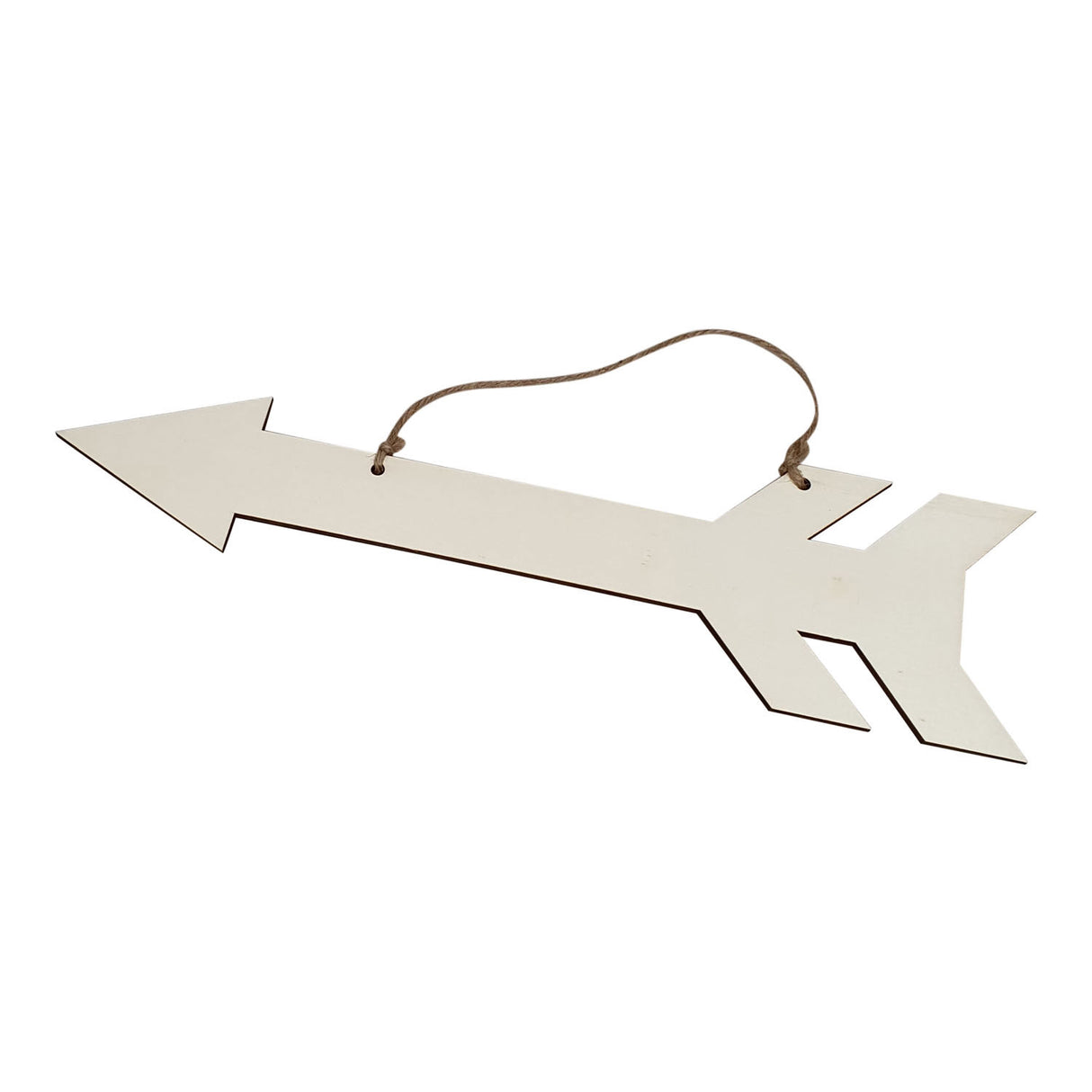 Playwood træpil med bøjle krydsfiner, 38cm