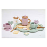 Playwood træ tesæt pastel, 17 stk.
