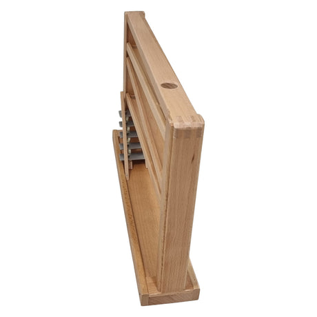 Playwood beukenhouten knikkerbaan kogelbaan met klokkenspel van beukenhout voor 16 mm knikkers (excl knikkers) marble game