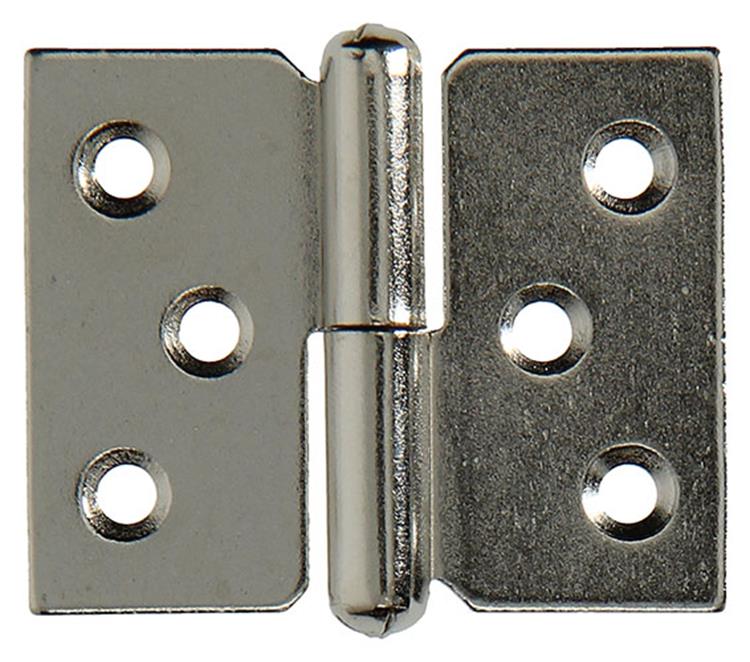 Mack 1013351 - 2 møbelhængsler højre forniklet h 40 x b 50 mm | 5 stk