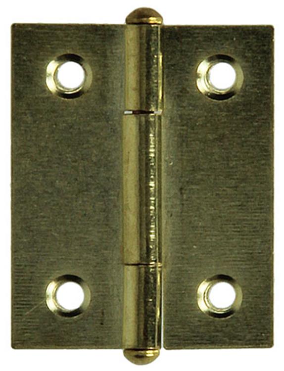 Mack 1013503 - 2 smalle hængsler messing h 40 x b 32 mm | 5 stk