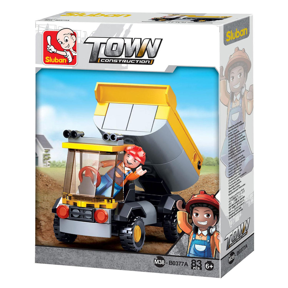 Sluban kleine kiepwagen