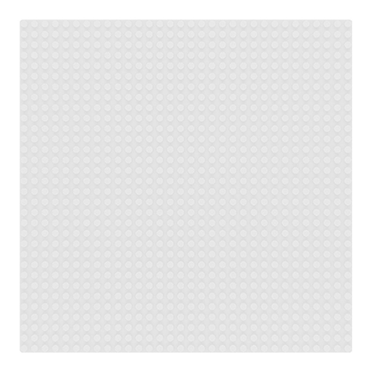 Sluban mursten base - bundplade bundplade byggeplade til byggeklodser hvid - 32x32 knopper - 25,6 x 25,6 cm m38‑b0833b fra 4 år