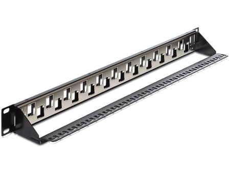 Keystone patch panel