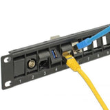 Keystone patch panel