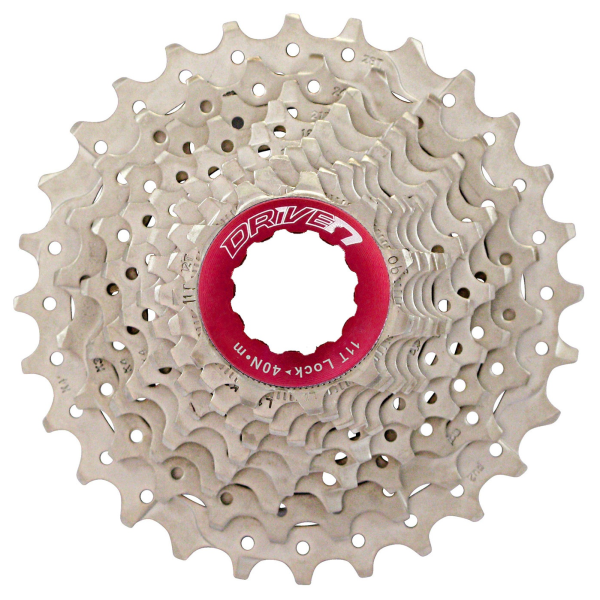 Sunrace kassette 10 speed csrx0 11-32t - metallisk
