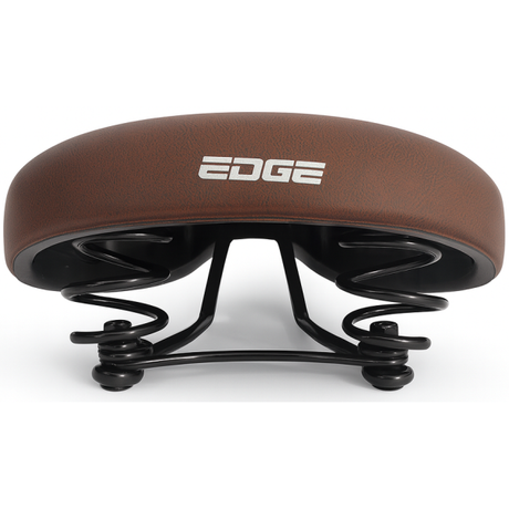 Edge Bicycle Saddle City Retro - Dark Brown (Workshop Packing)