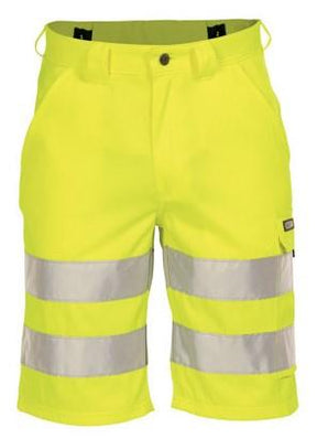 Dassy high visibility shorts idaho p k fluorescerende gul 66