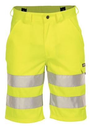 Dassy high visibility shorts idaho p k fluorescerende gul 66