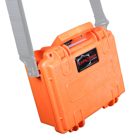 Explorer sager 2209 kuffert orange med tuftskum