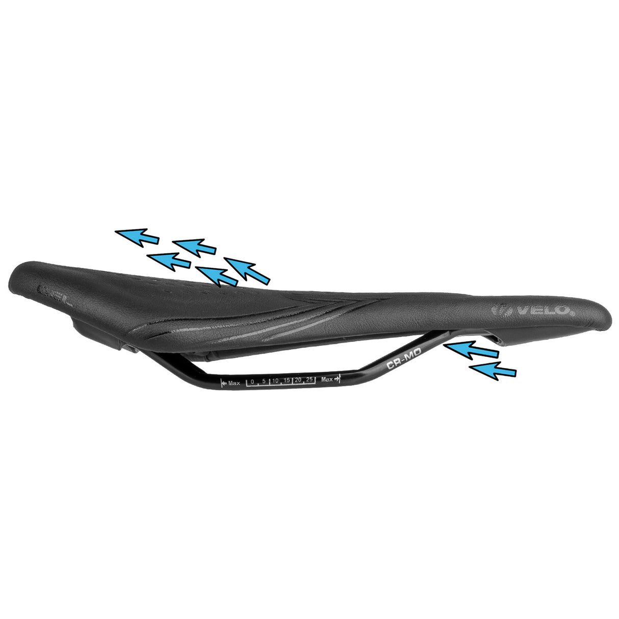 Velo air thru gel racersadel