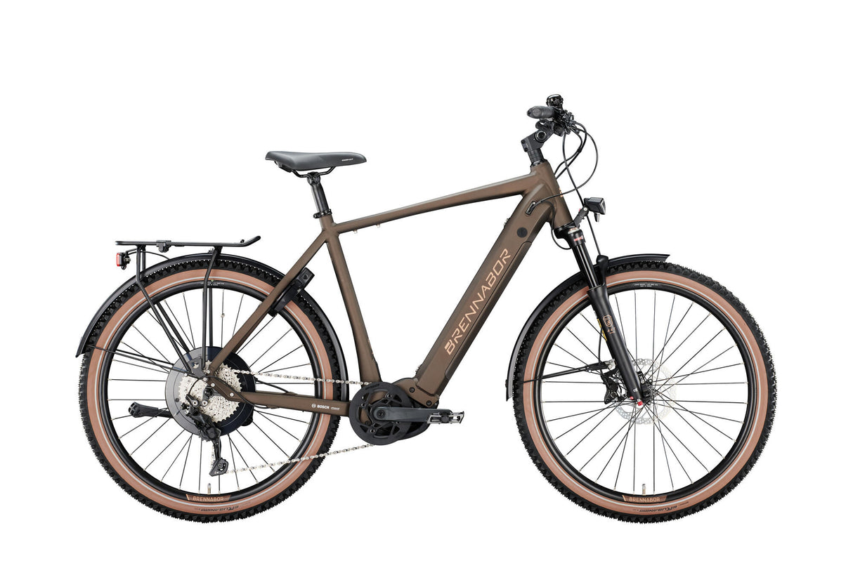 Brennabor elektrisk suv a-82e mod. 22 ebike brennar.adven.a-82e 27.5 56 diam.10sp brun