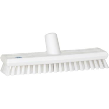 Vikan gulvskrubber hård med vandgennemgang 65x275 hvid