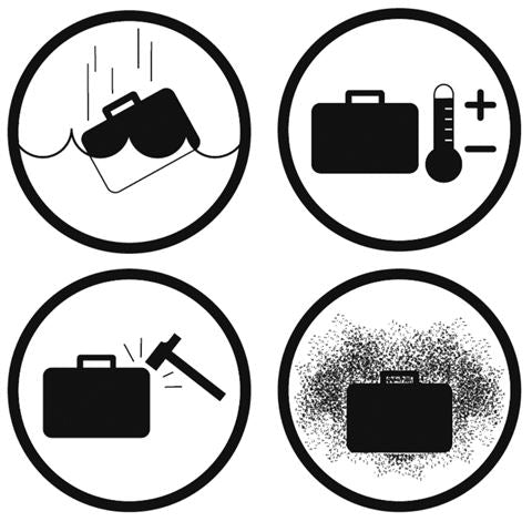 Explorer sager 5822 kuffert sort