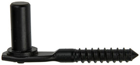 1014504 - skruekrog til luge sort dia 16 mm | 10 stk