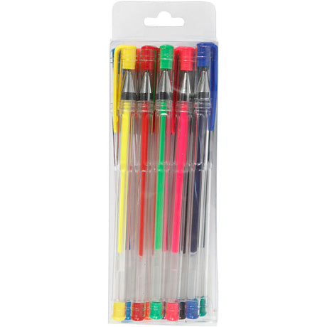 Creativ company gel pen, stregbredde 0,8 mm, forskellige farver, 10 div 1 æske