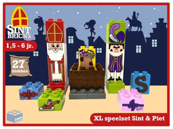 Sintbricks Sint Bricks bygger din egen Sint og Piet XL