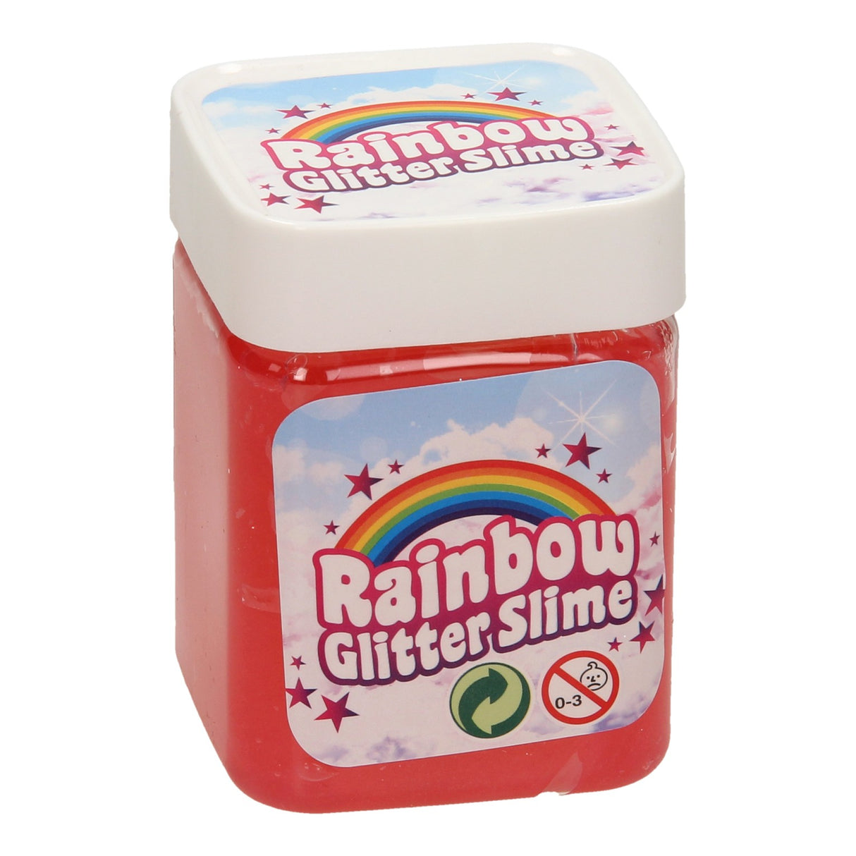 Johntoy rainbow glitter slime