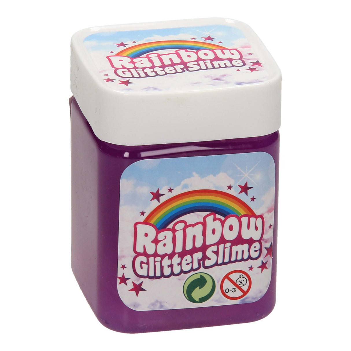 Johntoy rainbow glitter slime