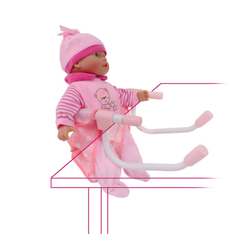 Johntoy john toy baby rose bordstol (velegnet til dukker på 35-45 cm)